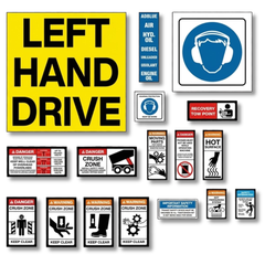 Crane Safety Sticker Pack