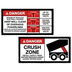 Crane Safety Sticker Pack