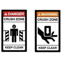 Crane Safety Sticker Pack