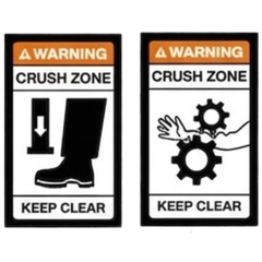 Crane Safety Sticker Pack