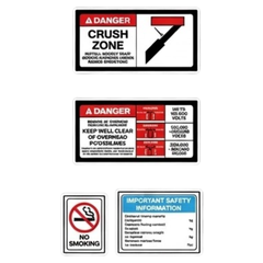 Crawler Loader Safety Sticker Pack