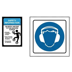 Crawler Loader Safety Sticker Pack