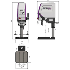 DX13V Precision Bench Drill Press 3000RPM - Metex-Hammerox Industrial