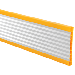 Danger Do Not Enter Reflective Plastic Barrier Board 2500 x 135mm