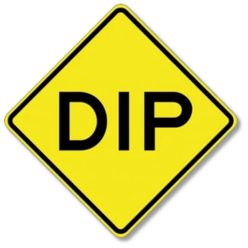 Dip Sign Class 1 Reflective 600 x 600mm