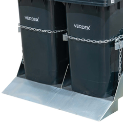 Double Wheelie Bin Forklift Tipper Attachment-Hammerox Industrial