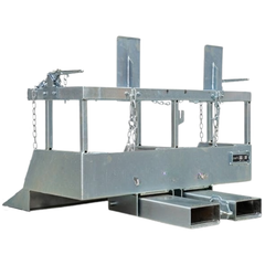 Double Wheelie Bin Forklift Tipper Attachment-Hammerox Industrial