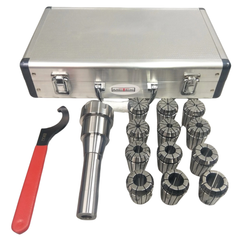 ER32 Collet Set with MT3 / MT4 / R8 Chuck Holder - Metex-Hammerox Industrial
