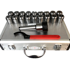 ER32 MT3 Collet Set with Chuck Holder - Metex-Hammerox Industrial