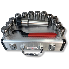 ER32 MT4 Collet Set with Chuck Holder 14 Piece - Metex-Hammerox Industrial