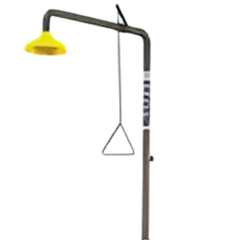 Emergency Safety Shower with Single Nozzle Eyewash No Bowl No Foot Treadle