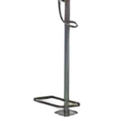 Emergency Safety Shower with Single Nozzle Eyewash No Bowl & Foot Treadle