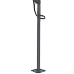 Emergency Safety Shower with Single Nozzle Eyewash with Bowl No Foot Treadle
