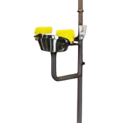 Emergency Safety Shower with Triple Nozzle Eye & Face Wash with Bowl No Foot Treadle