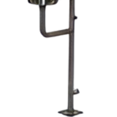 Emergency Safety Shower with Triple Nozzle Eye & Face Wash with Bowl No Foot Treadle