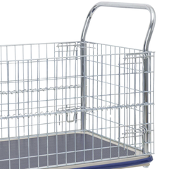 Extra Large Prestige Platform Trolley with Cage-Hammerox Industrial