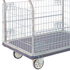 Extra Large Prestige Platform Trolley with Cage-Hammerox Industrial