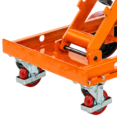 Extra Large Spring Scissor Lift Trolley with Centre Wheel Kit-Hammerox Industrial