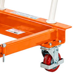 Extra Large Spring Scissor Lift Trolley with Centre Wheel Kit-Hammerox Industrial
