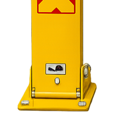 Fold Down Steel Car Park Bollard