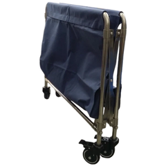 Foldable Stainless Steel Linen Housekeeping Trolley-Hammerox Industrial