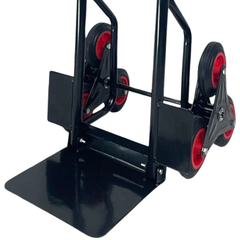 Foldable Stair Climbing Hand Trolley with 6 Wheels