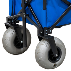Folding Wagon Trolley with Beach Wheels-Hammerox Industrial