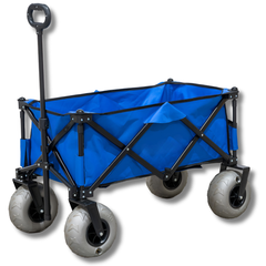 Folding Wagon Trolley with Beach Wheels-Hammerox Industrial