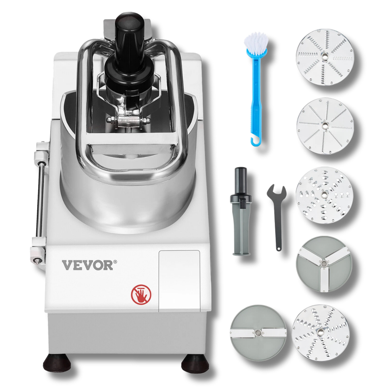 Food Processor & Vegetable Chopper 6 Blade Stainless Steel