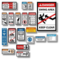Forklift Safety Sticker Pack