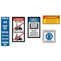 Forklift Safety Sticker Pack