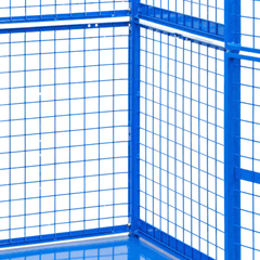 Full Cage Trolley with Double Swing Doors-Hammerox Industrial