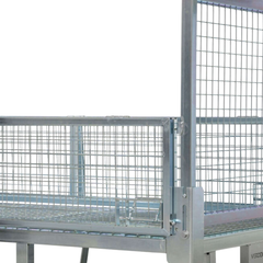 Full Height Double Width Storage Cage-Hammerox Industrial