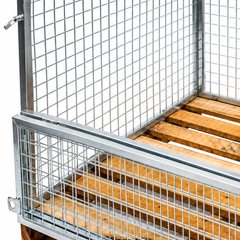 Full Height Hardwood Pallet Cage-Hammerox Industrial