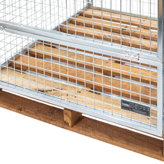 Full Height Hardwood Pallet Cage-Hammerox Industrial