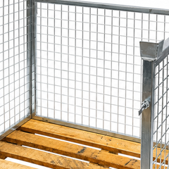Full Height Hardwood Pallet Cage-Hammerox Industrial