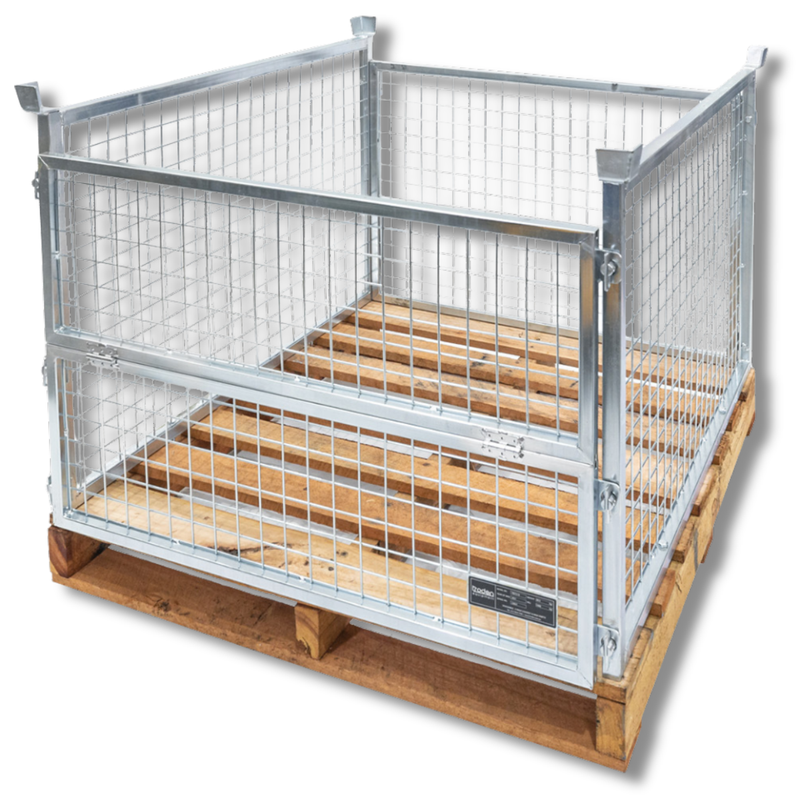 Full Height Hardwood Pallet Cage-Hammerox Industrial