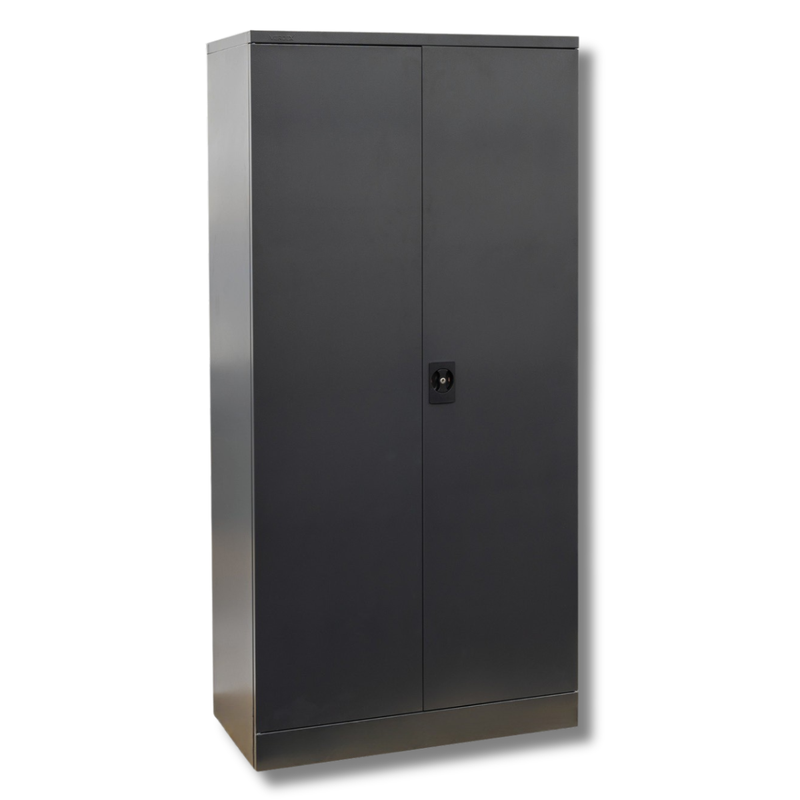 Full Height Stationery Cabinet - Dark Grey-Hammerox Industrial