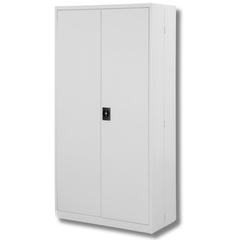 Full Height Stationery Cabinet - White-Hammerox Industrial