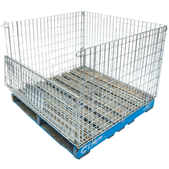 Full Height Wire Pallet Cage-Hammerox Industrial