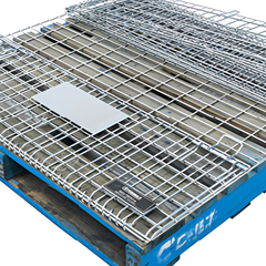 Full Height Wire Pallet Cage-Hammerox Industrial