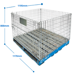 Full Height Wire Pallet Cage-Hammerox Industrial