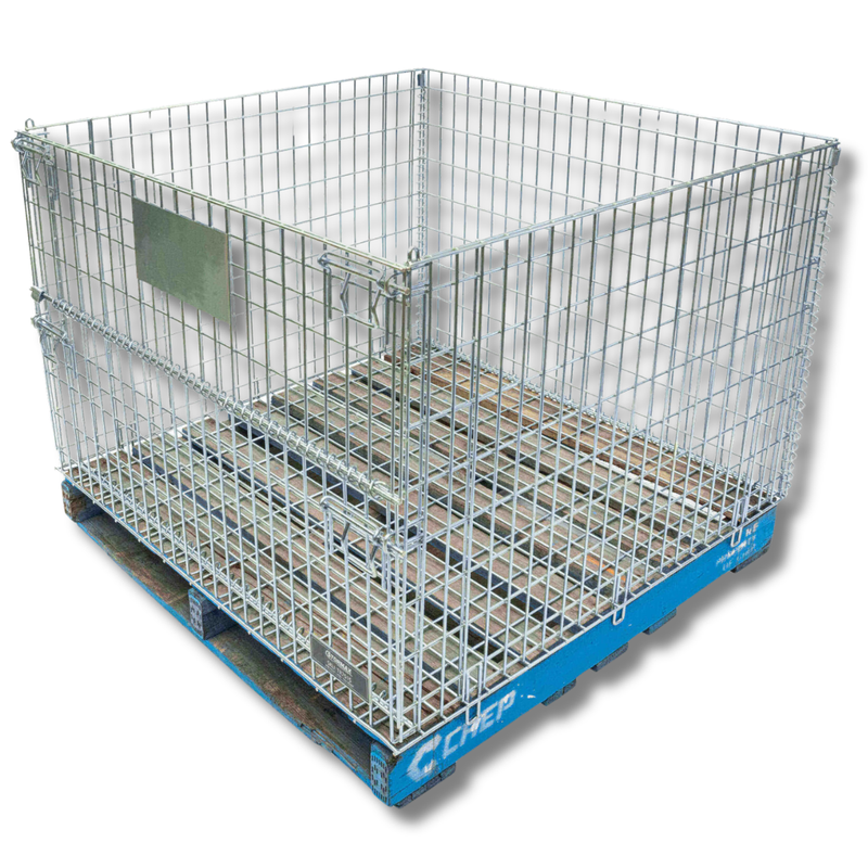 Full Height Wire Pallet Cage-Hammerox Industrial