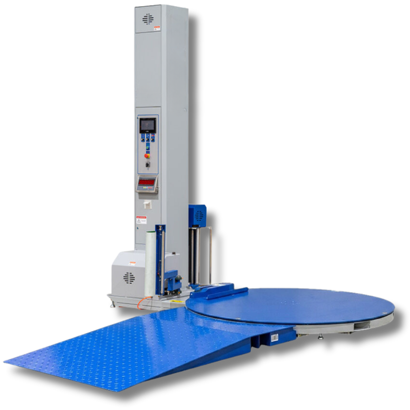 Fully Automatic Stretch Wrapping Machine with Scale & Ramp 220V-Hammerox Industrial