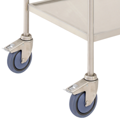 Fully Welded 2 Tier Stainless Steel Trolley-Hammerox Industrial