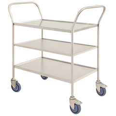 Fully Welded 3 Tier Stainless Steel Trolley-Hammerox Industrial