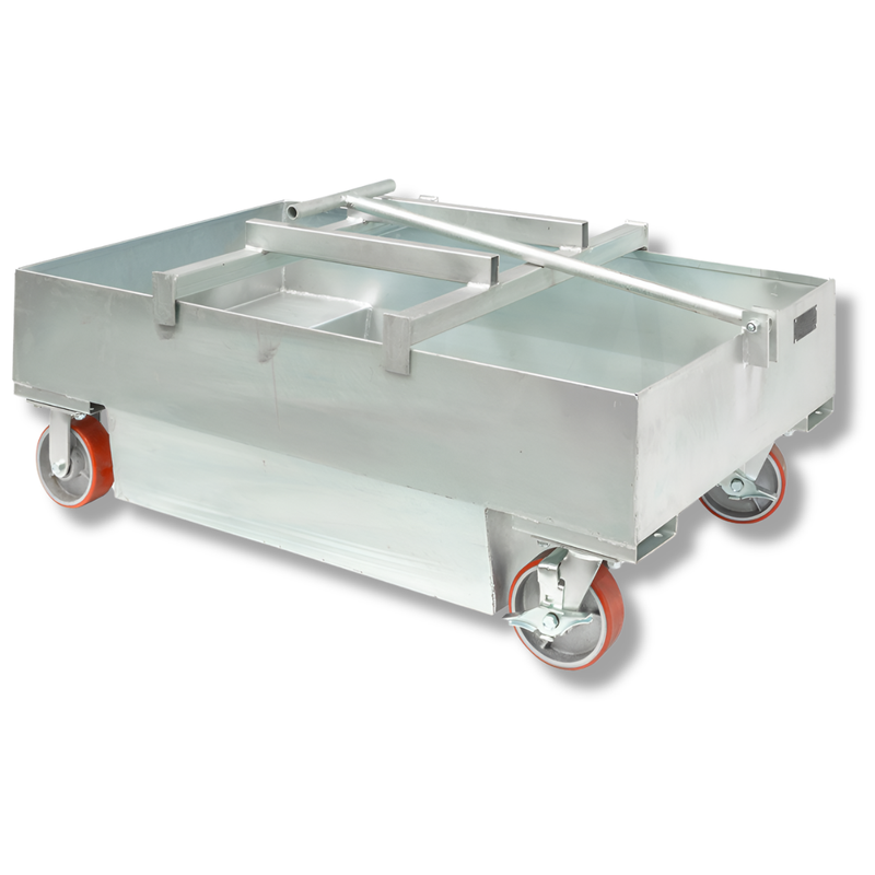 Galvanised Drum Trolley with Bund 230L-Hammerox Industrial