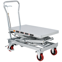 Galvanised Scissor Lift Trolley-Hammerox Industrial