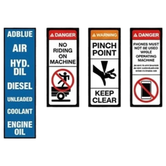 Garbage Truck Safety Sticker Pack
