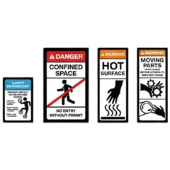 Garbage Truck Safety Sticker Pack